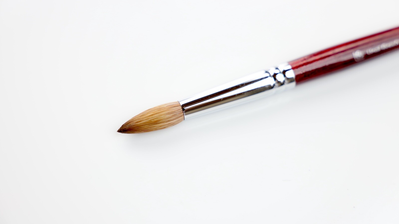 Authentic Unailbeauty 100% Kolinsky Acrylic Nail Brush Round Wood Handle Size#18