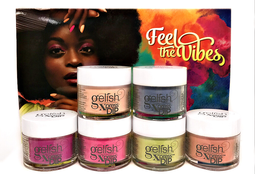 Harmony Gelish XPRESS DIP- FEEL THE VIBE Summer 2021 – Pick Any .5oz/1.5oz