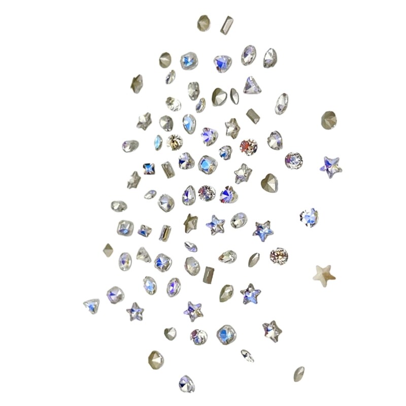 Nails Rhinestone-Multi Shape Glitter Decoration Manicure 3D Ornament