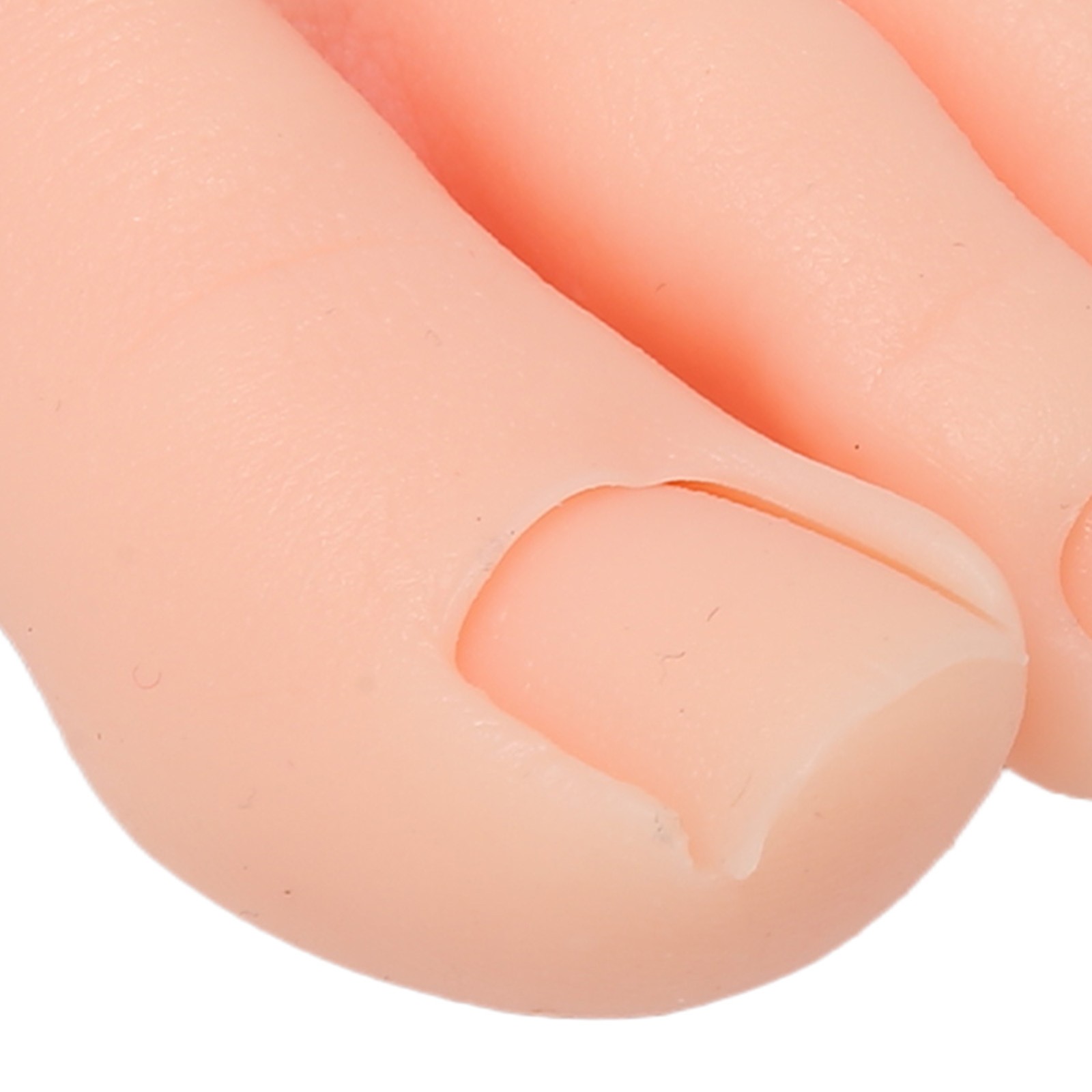 Nails Art Training Display Fake Half Foot Model Light Skin Color Tattoo Practice