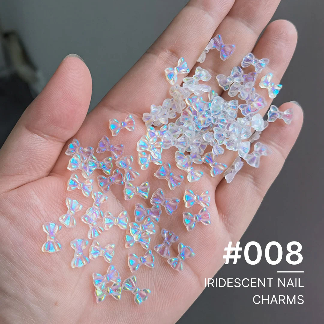 Iridescent Nail Charms