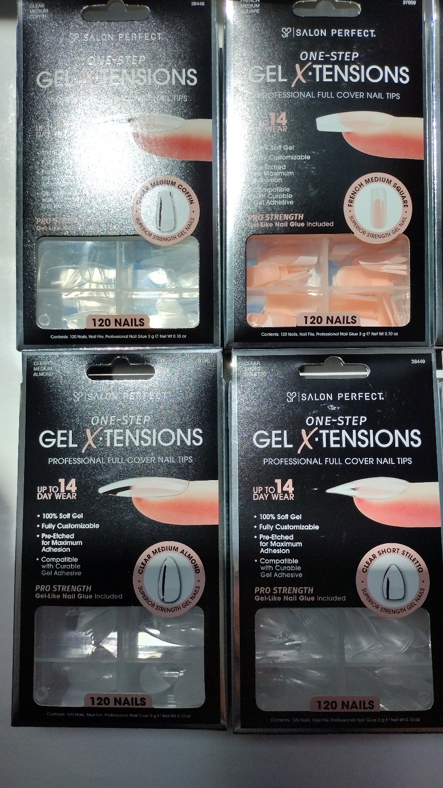 Salon Perfect Nail Gel X-tensions And Gel Polish Kit NEW & Sealed Large Kit