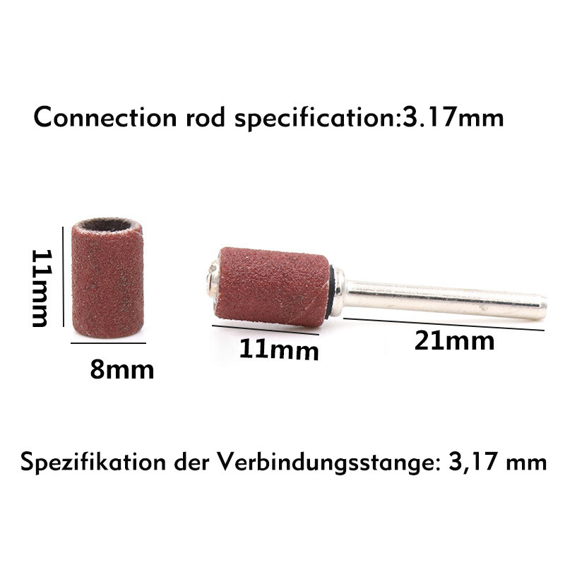 Nail Drill Bits Sanding Bands Replacement Bits For Electric Nail File Drill