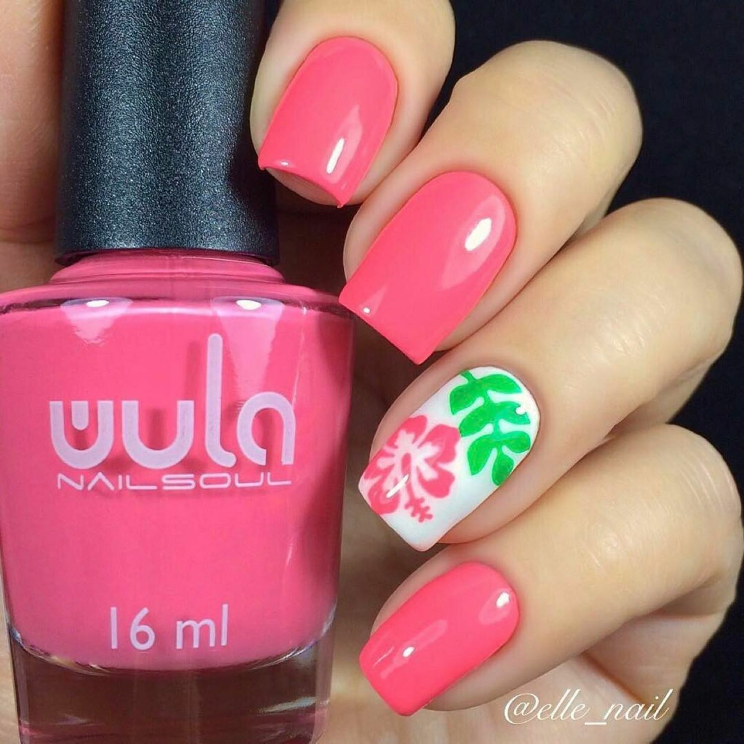 Hibiscus Stencils for Nails, Nail Stickers, Nail Art, Nail Vinyls