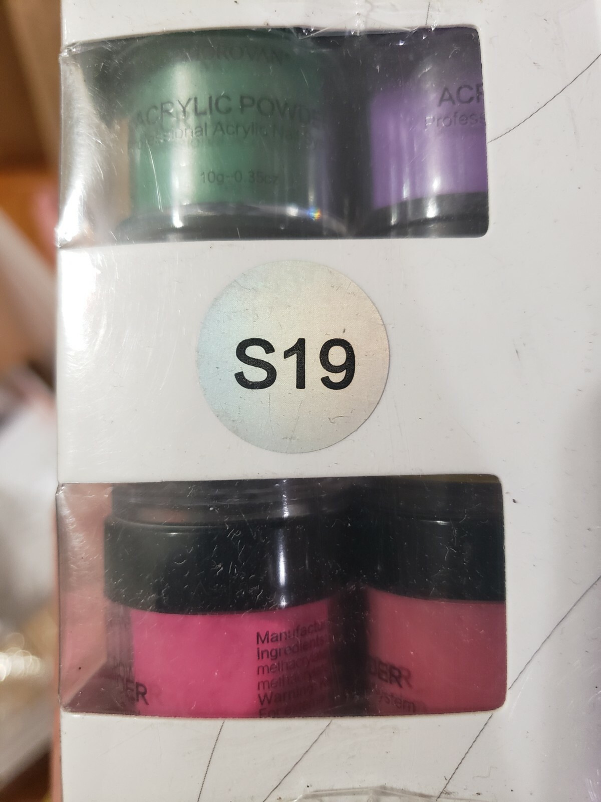 MOROVAN ACRYLIC POWER SET 12 COLOR 10G X 12 –NEW