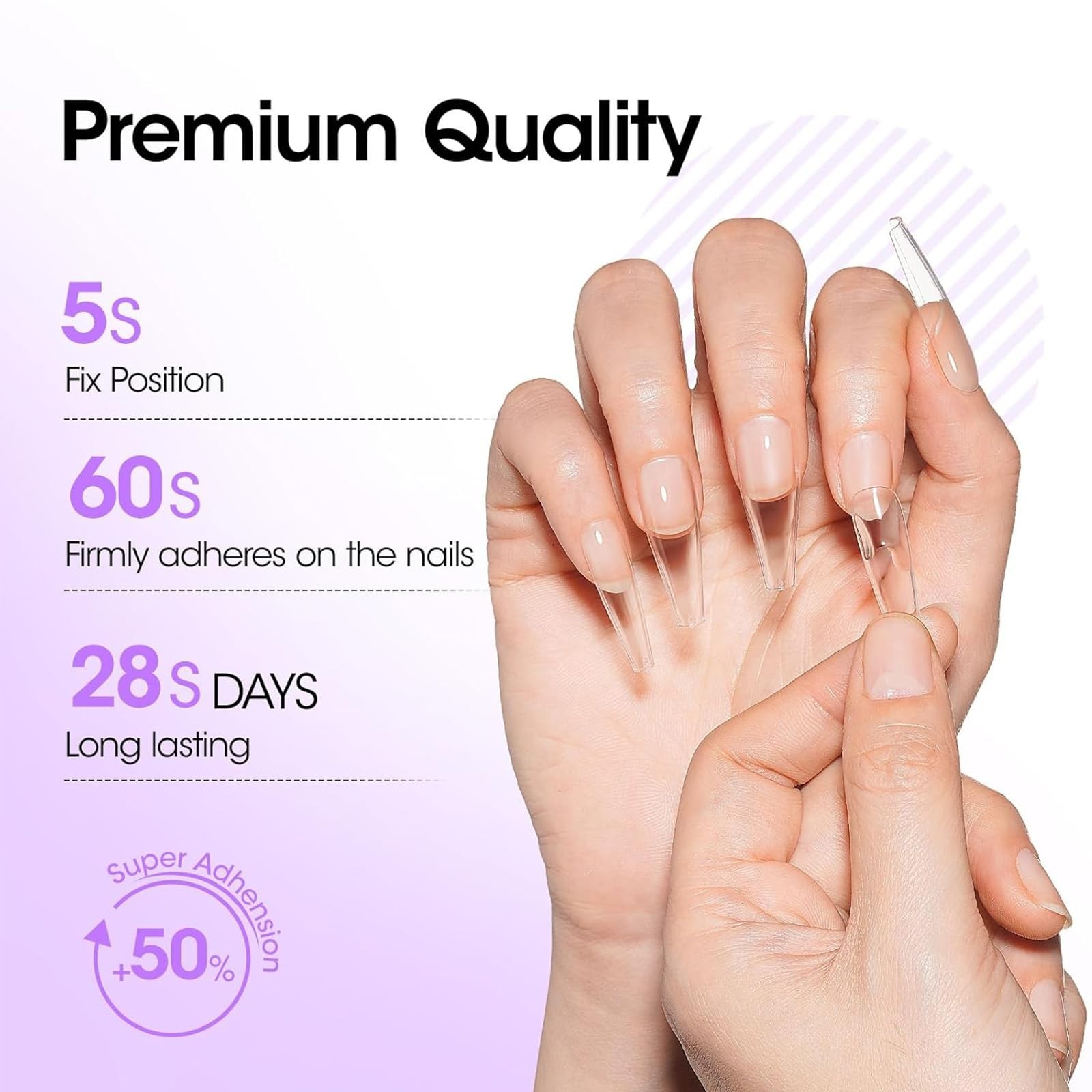 Gellen 5 in 1 Nail Glue for Nail Tips, 15ML Curing Needed UV Glue Gel | For C…