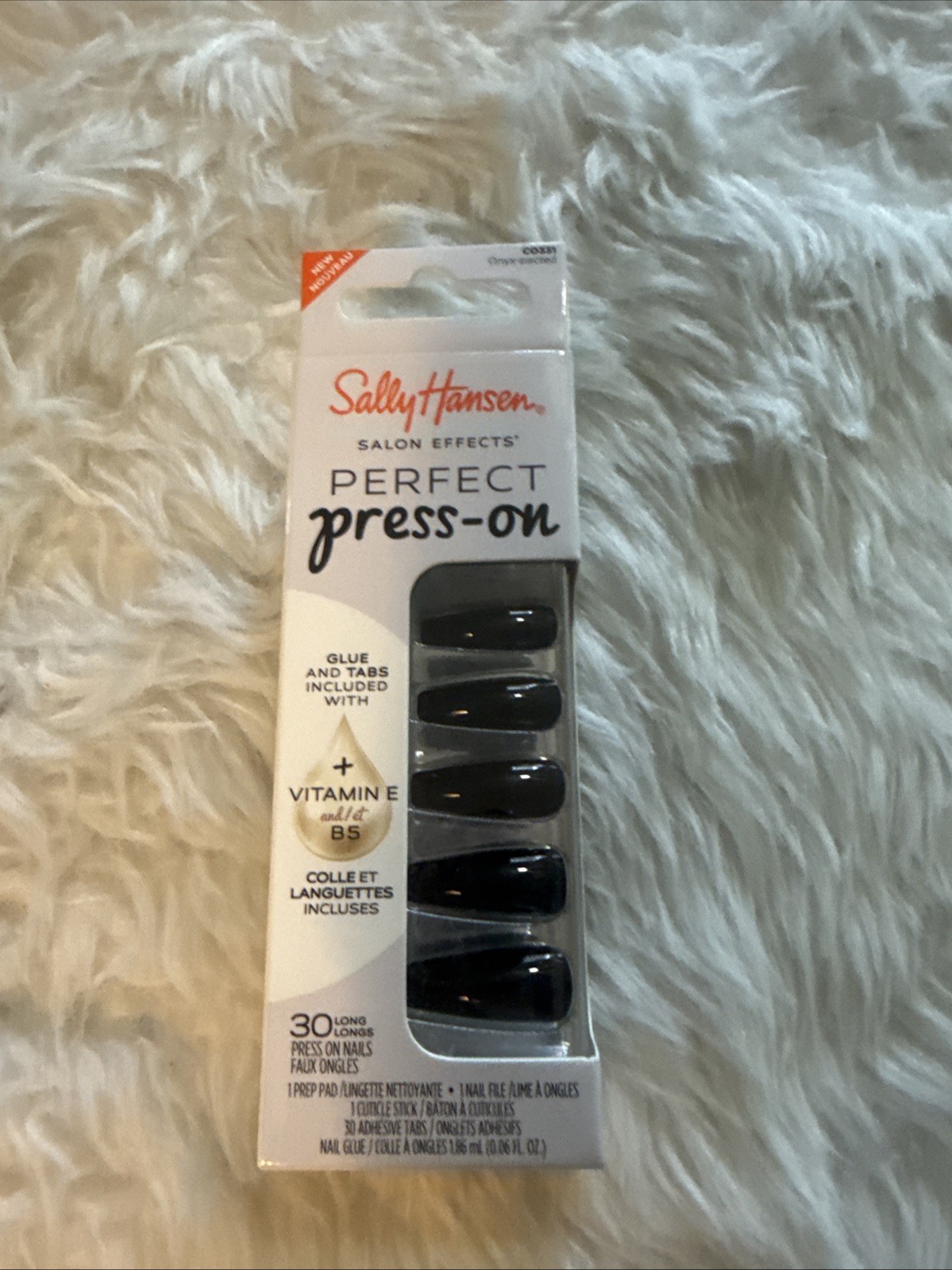Sally Hansen Salon Effects Perfect Manicure Press On Nails Onyx-pected
