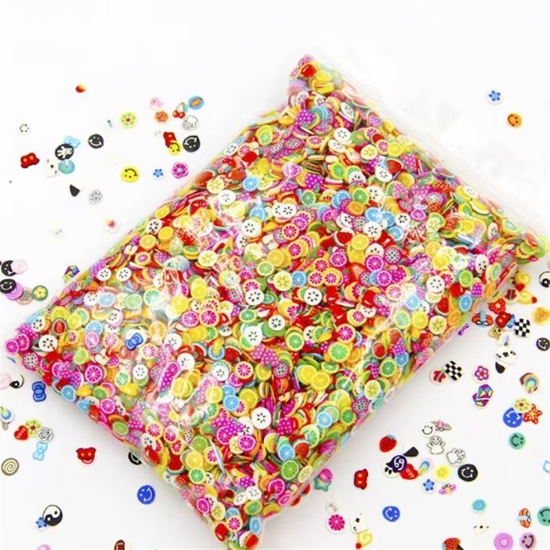 1000pcs Polymer Clay Fruit Slices • Mini Fimo Pieces for Resin & DIY Crafts