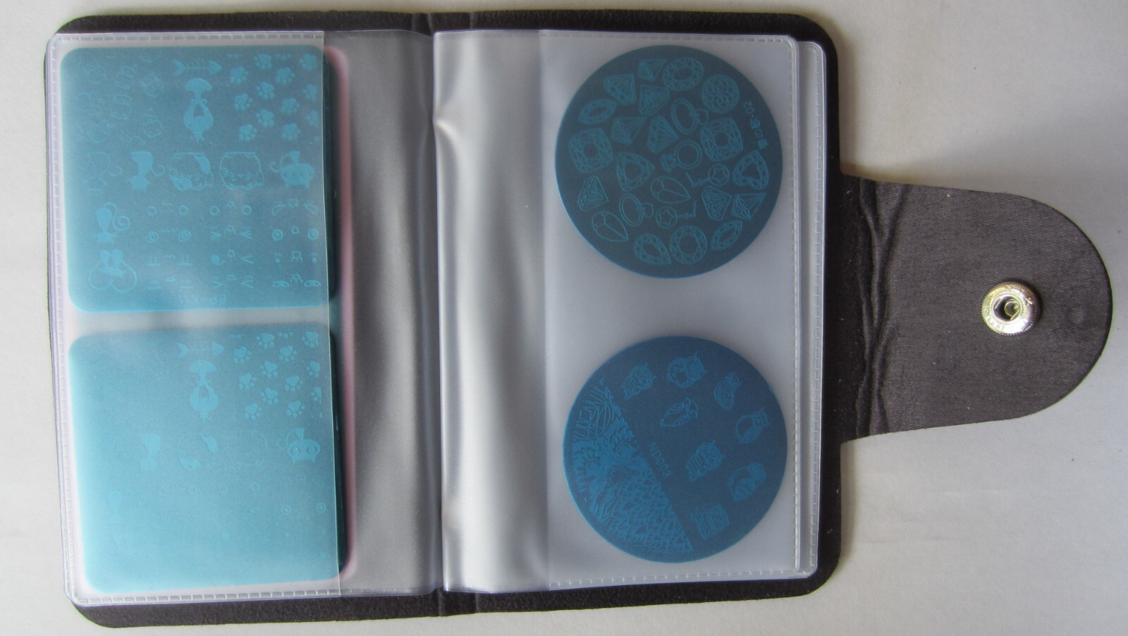 Manicure Nail Art Stamping Plate Stencil Organizer Holder Case Album