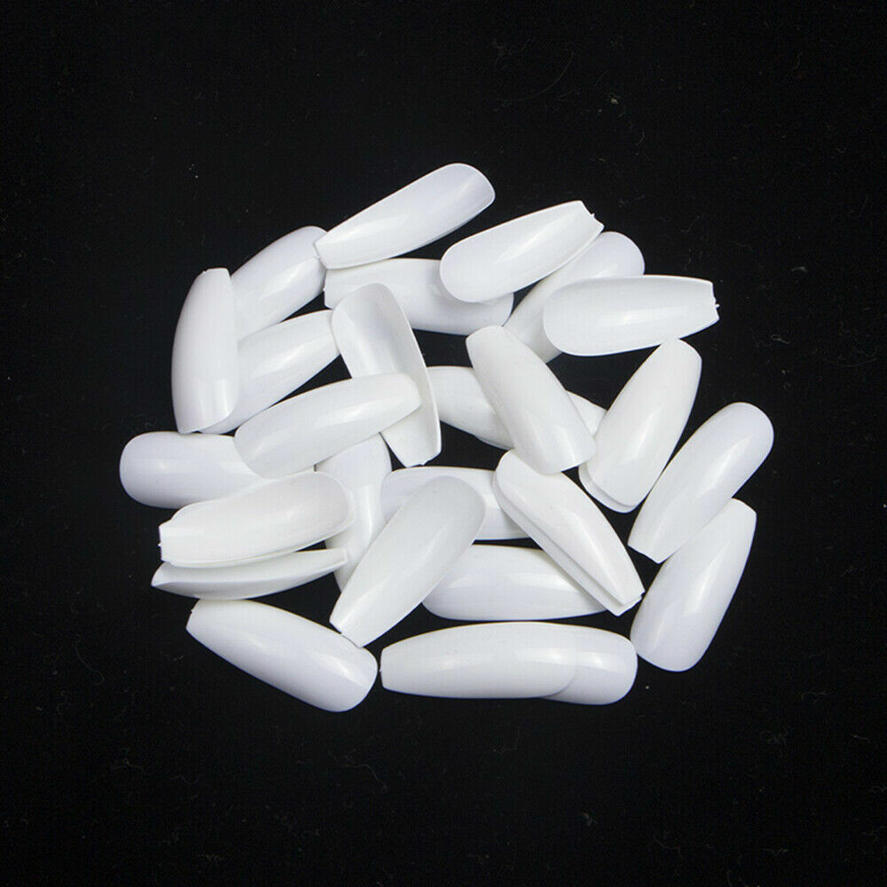 500pcs False Nails Display Tip Acrylic Ballerina Artificial Full Cover Fake Nail