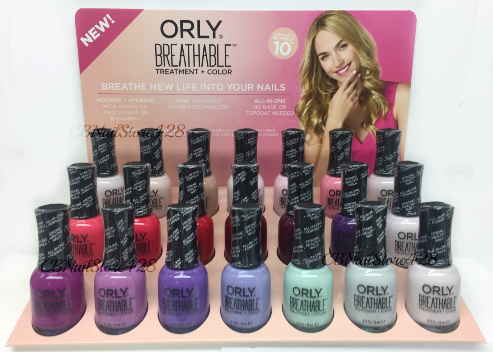 Orly BREATHABLE Treatment + Color Nail Lacquer – Pick Any Color