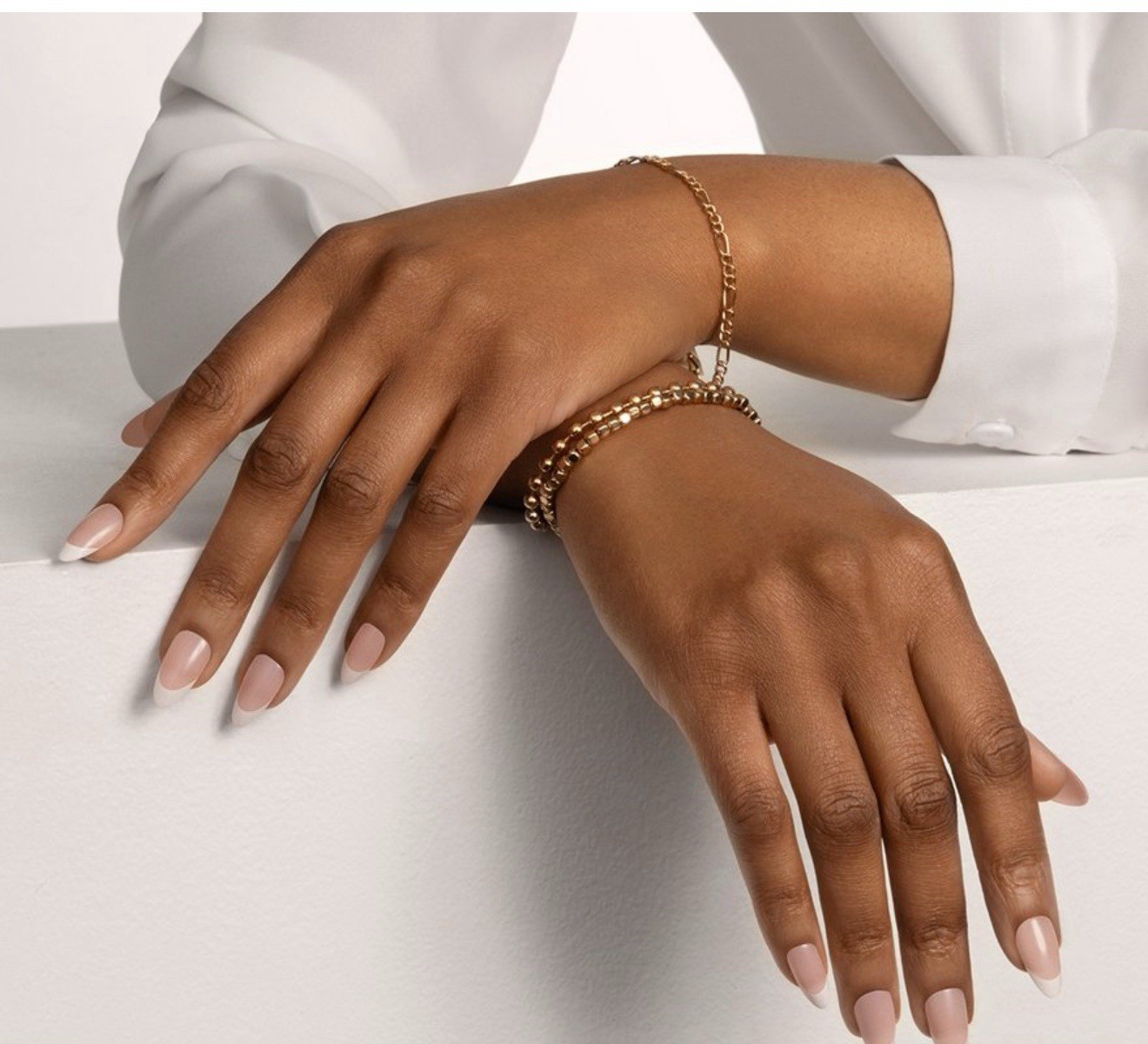 KISS Press-On Nails Gel Fantasy Magnetic Velvet & Bare But Better Ombre TruNude