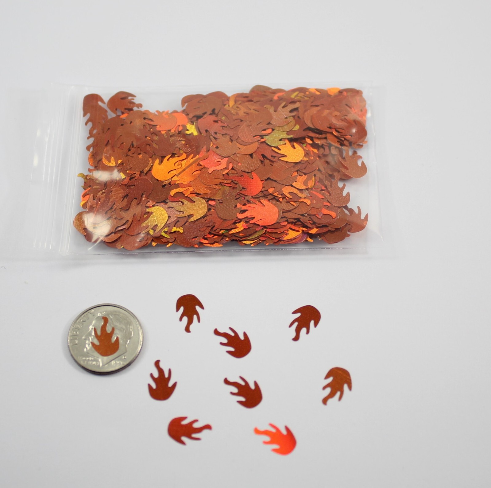 Fire Flame Shaped Solvent Resistant Glitter For Nails-Resin-Tumblers-Art-Crafts