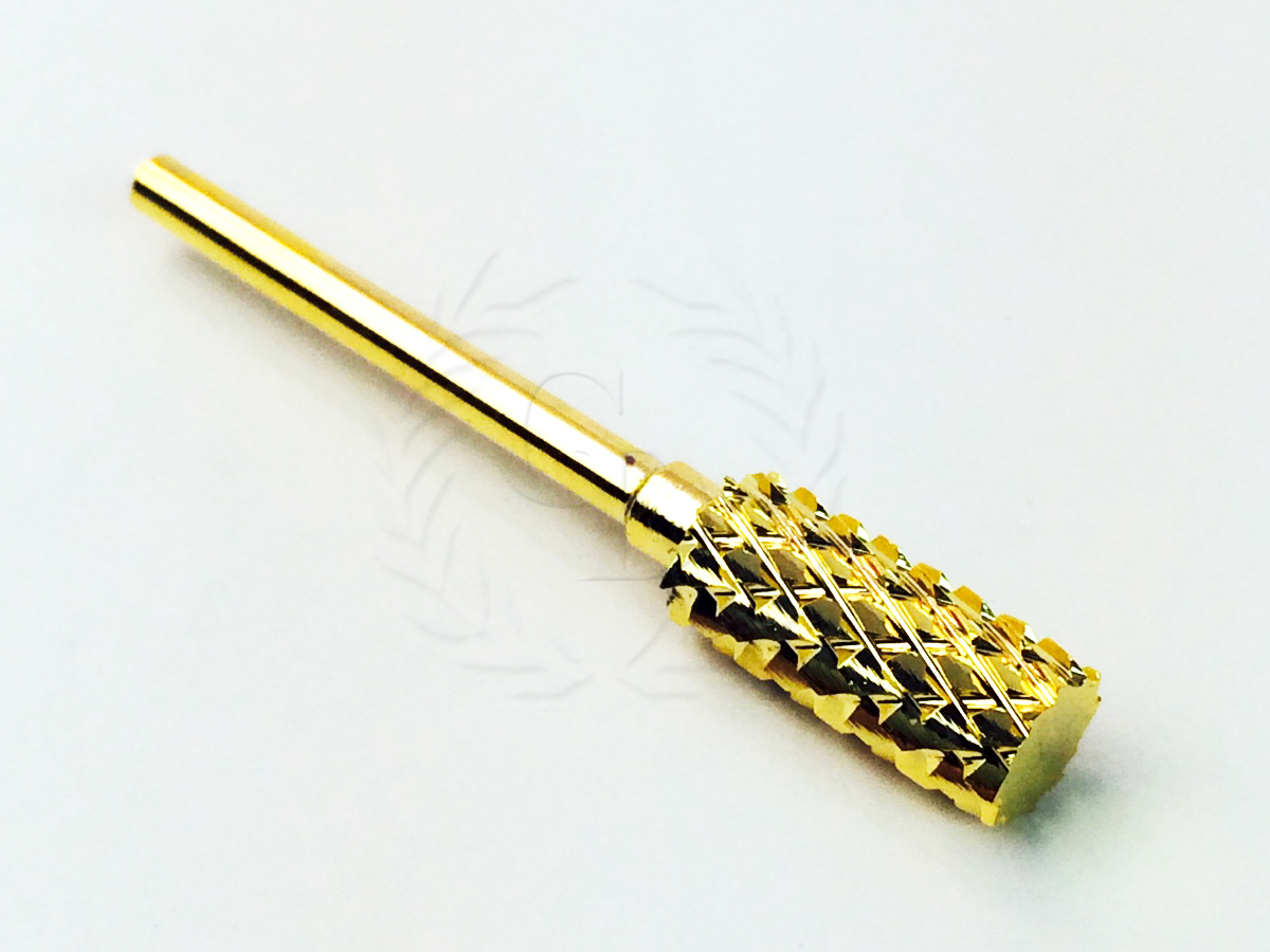 USA High Quality Nail CARBIDE Bit 3/32 Electric DRILL Gold Color 2X Extra Coarse
