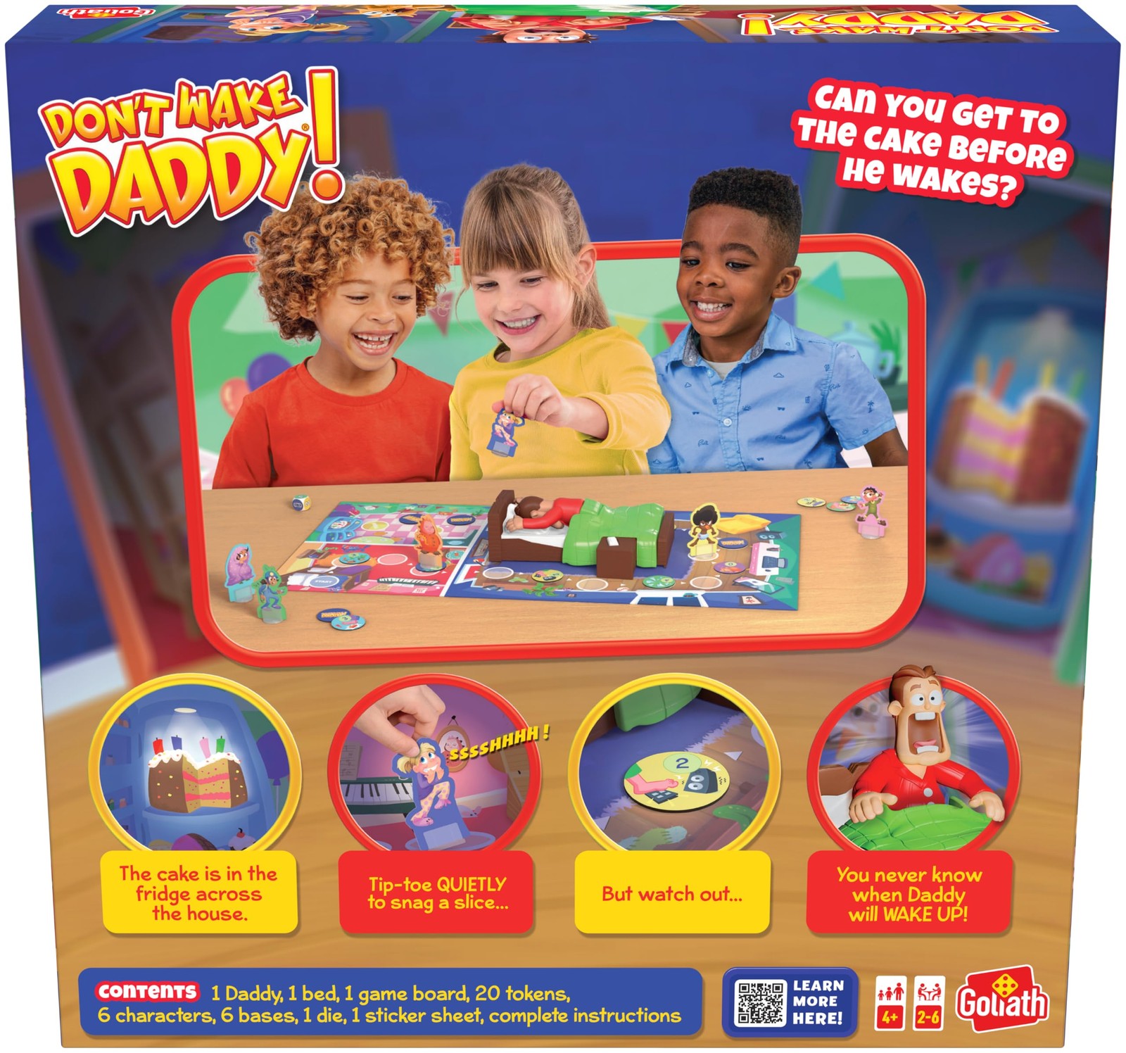 Goliath Don’t Wake Daddy Board Game | Surprise 26.25 cubic inches, Multicolor