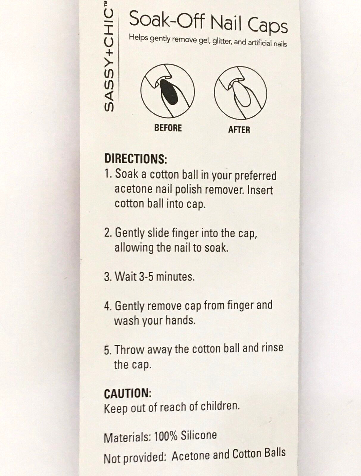 5 Reusable Soak Off Nail Caps to Help Remove Gel Glitter and Artificial Nails
