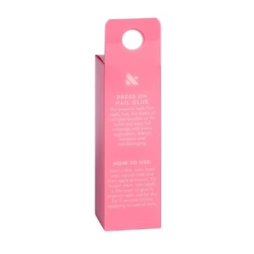 Olive & June Press On Nail Glue 0.24 fl oz Brush On Non-Toxic Manicure Adhesive