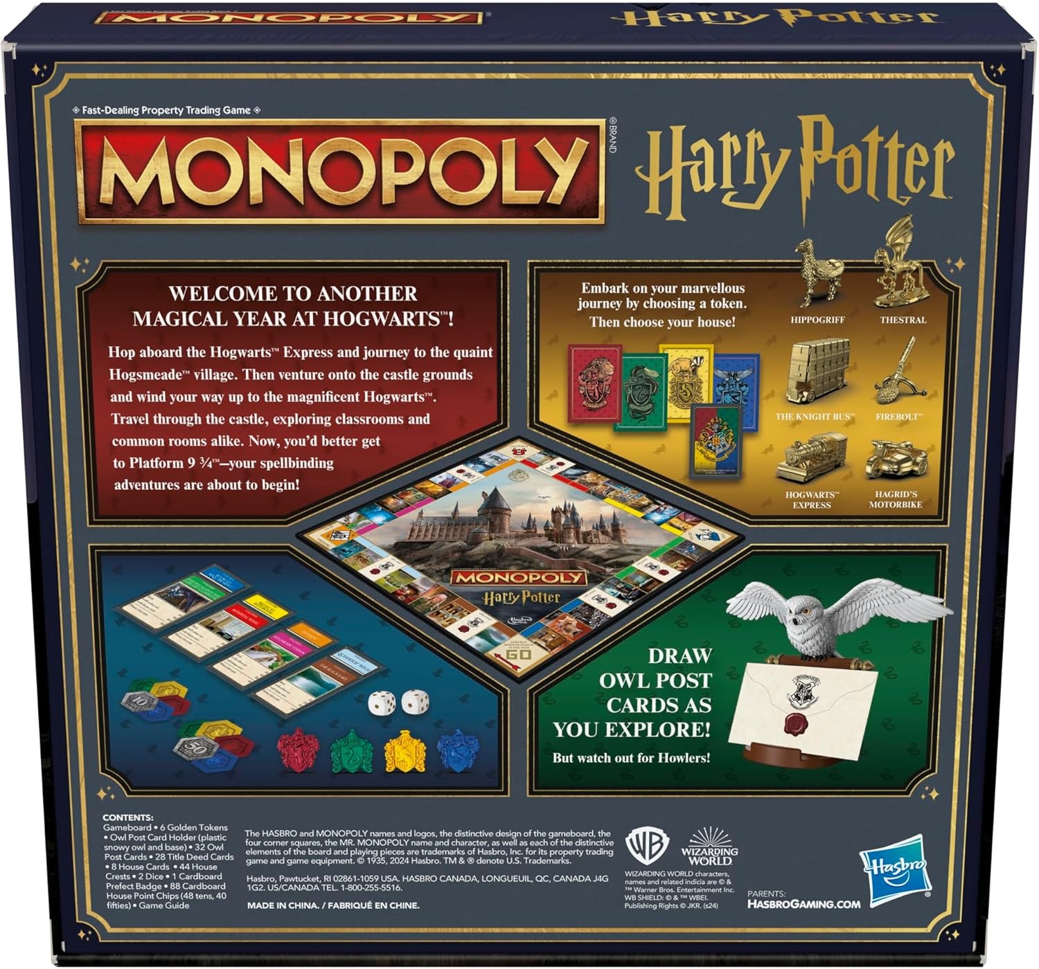 Hasbro Gaming Monopoly Harry Potter Edition Board Game | A Magical Adventure…