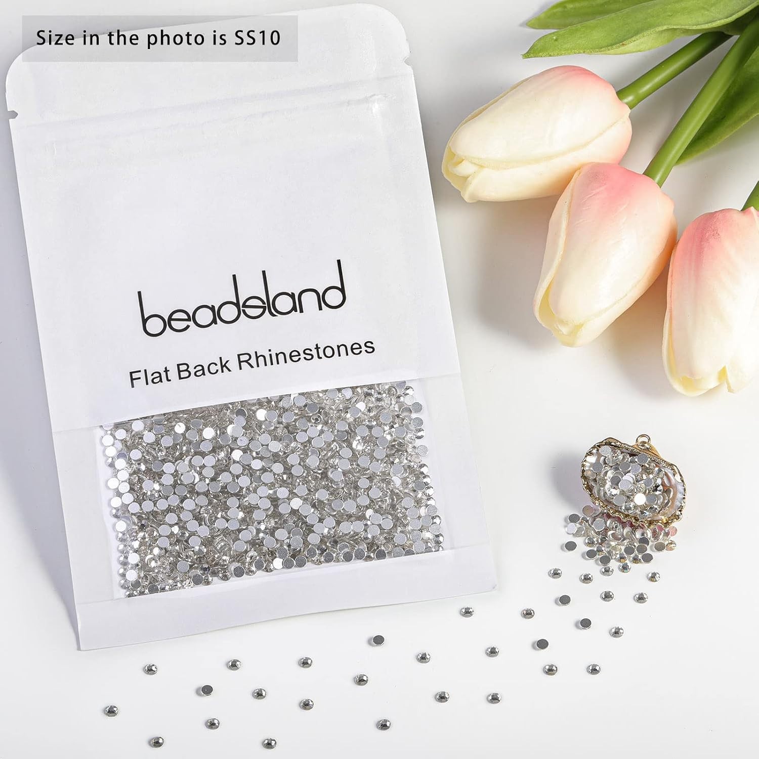 Elevate Your Crafts with 1440 High-Quality SS10 Crystal Rhinestones (2.7-2.9mm)