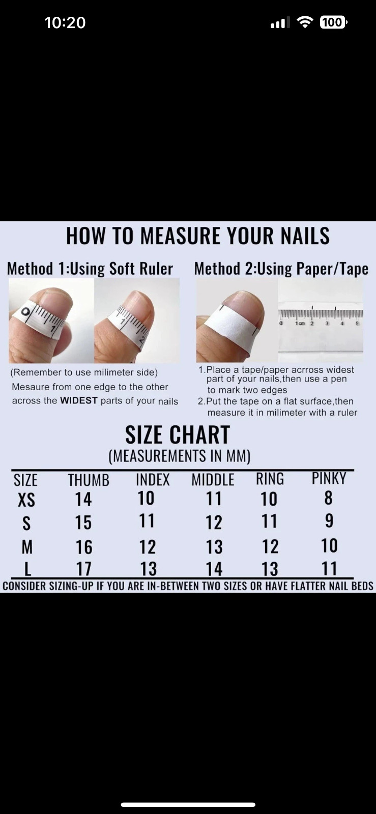 Handmade Press on Nails Size S, Almond Shape with Multiple Designs NEW