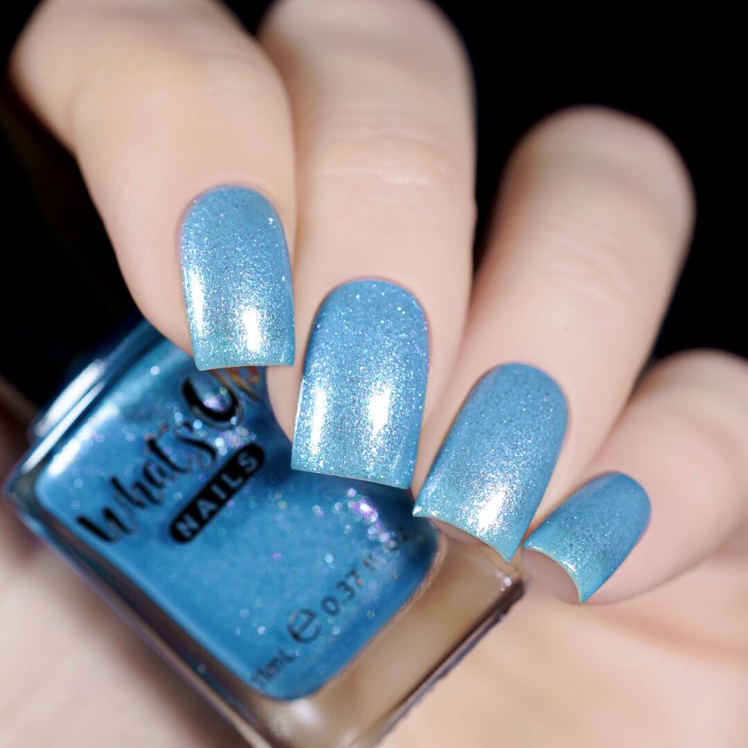 Hero Below Zero Regular Polish (Light Blue Shimmer), Nail Polish for Nail Art