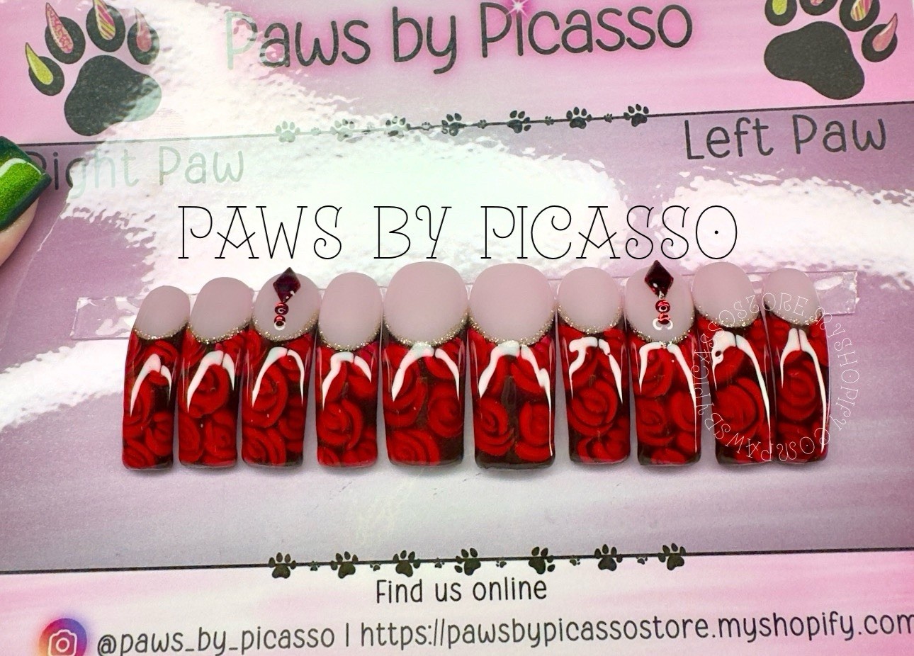 90s Curved Press On Nails