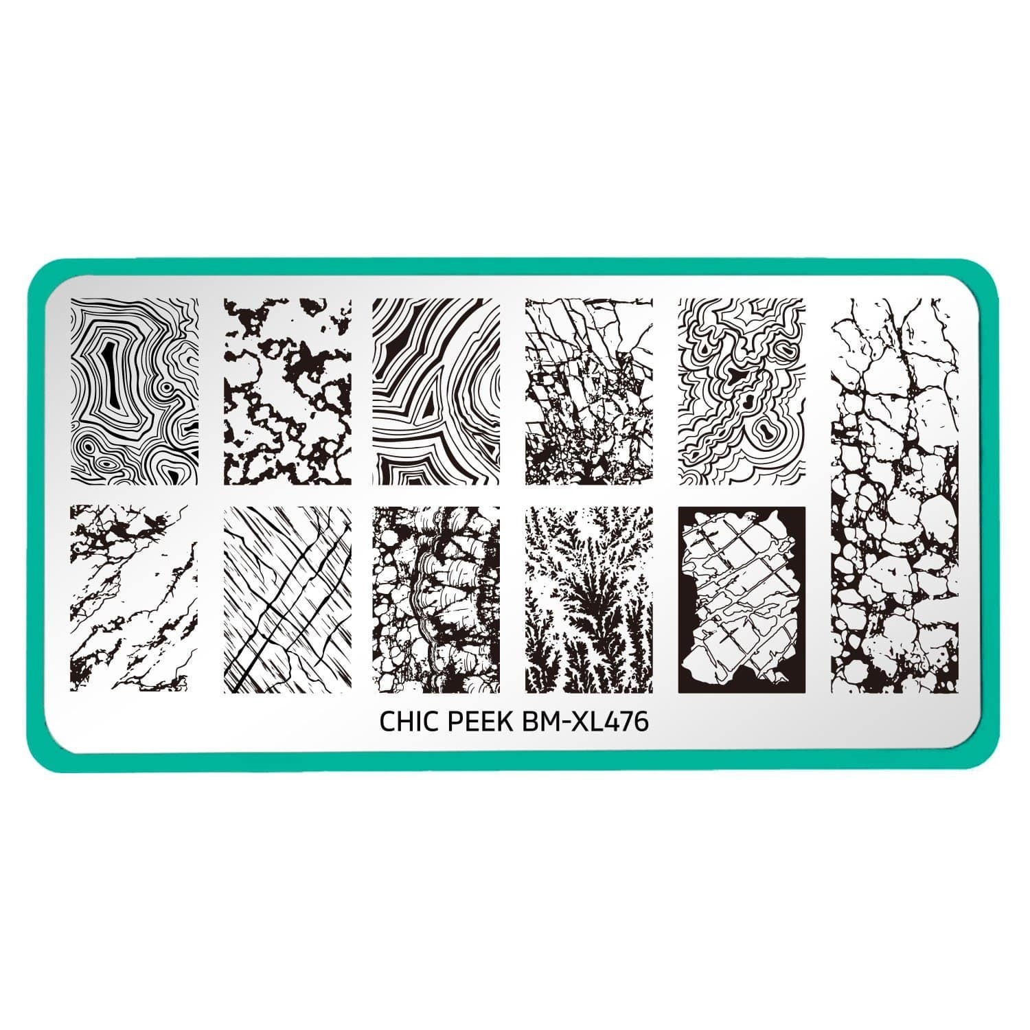 Maniology Nail Stamping Plate – Chic Peek BM-XL476