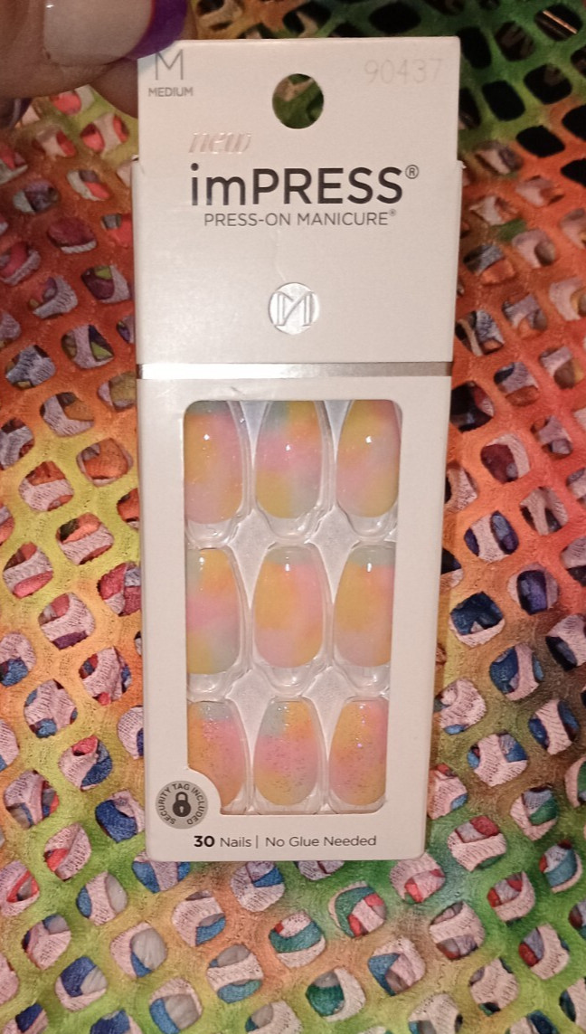 imPress Nails, CANDY SYRUP, Colorful Clouds, Pastels, Gloss, Glitter, Spring 🩷