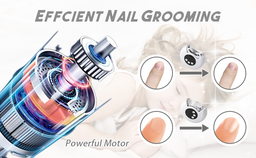 2026 New 3-in-1 Electric Nail Clipper with LED Light & Nail File,