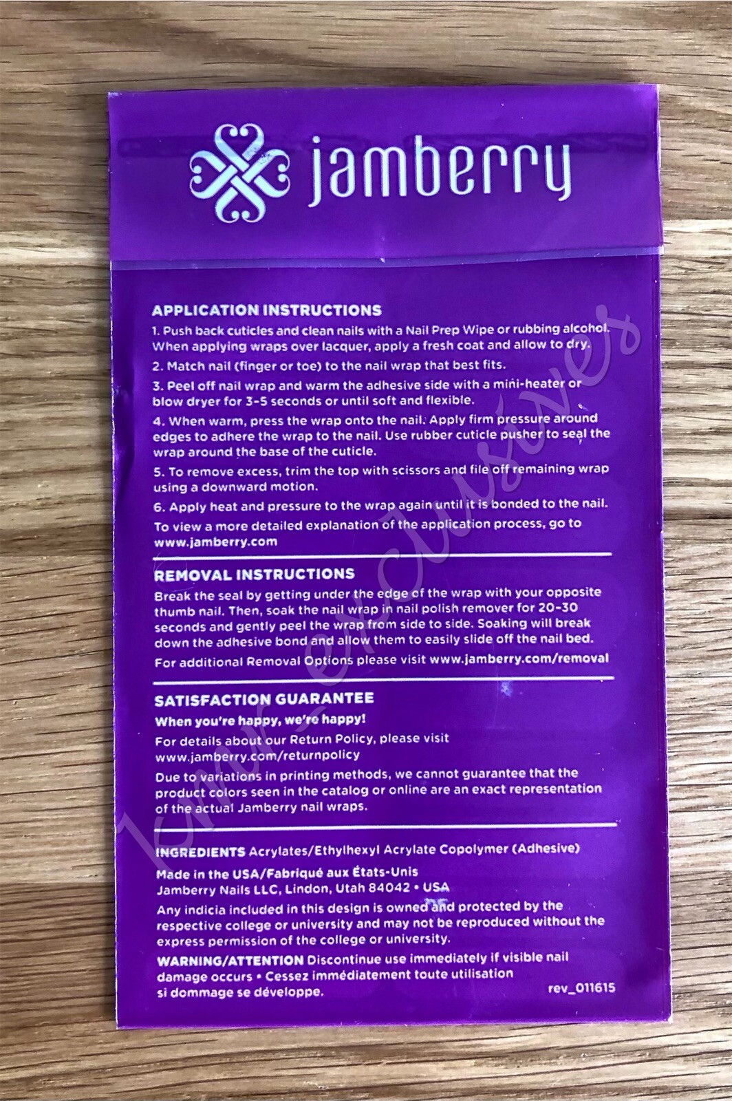 NIP Jamberry Retired Vinyl Nail Wraps Full Sheet “Lotus” Teal w Geo Leaf Pattern