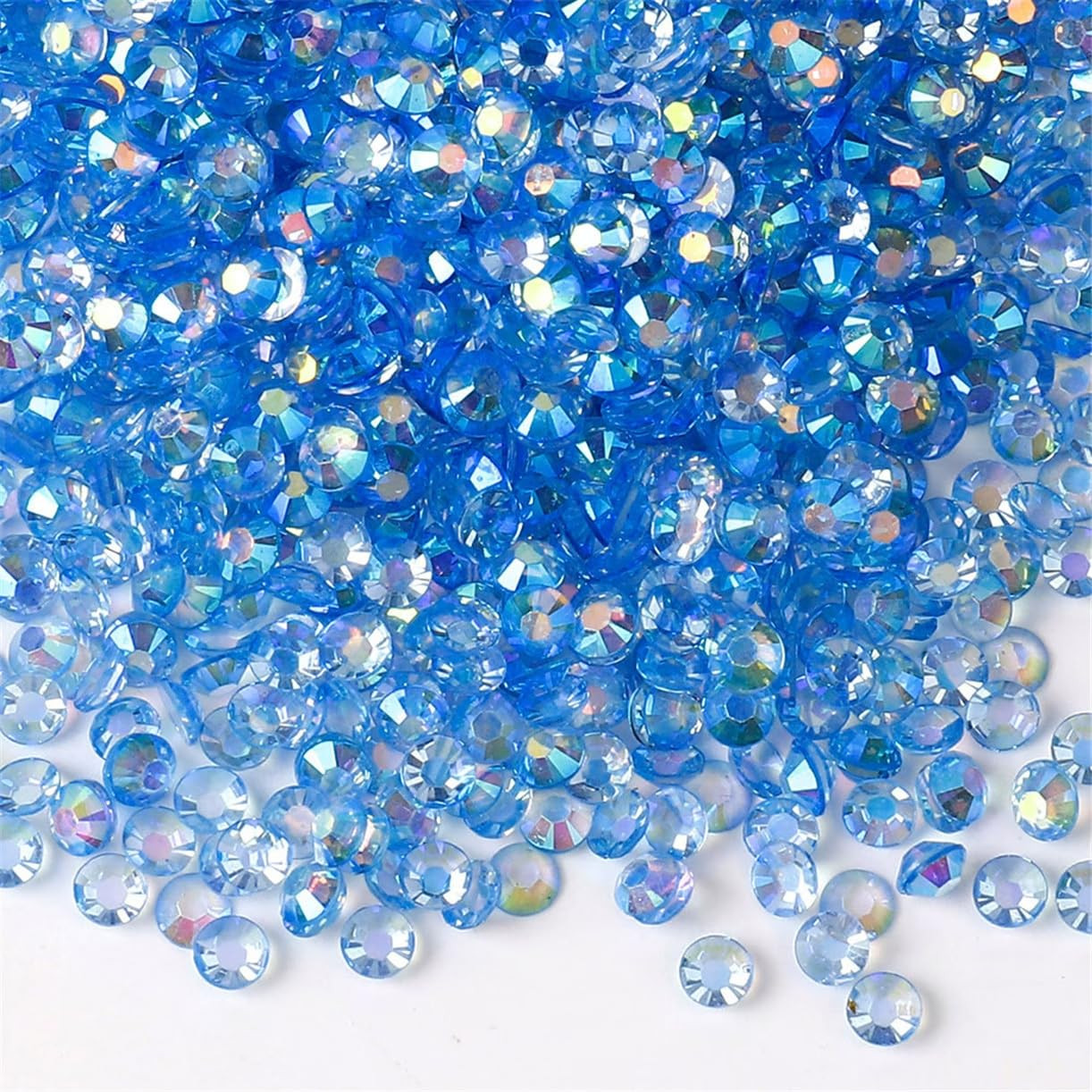 3000 Pieces SS12 3Mm Flatback Rhinestones AB Clear round Gems Crystals for Nail