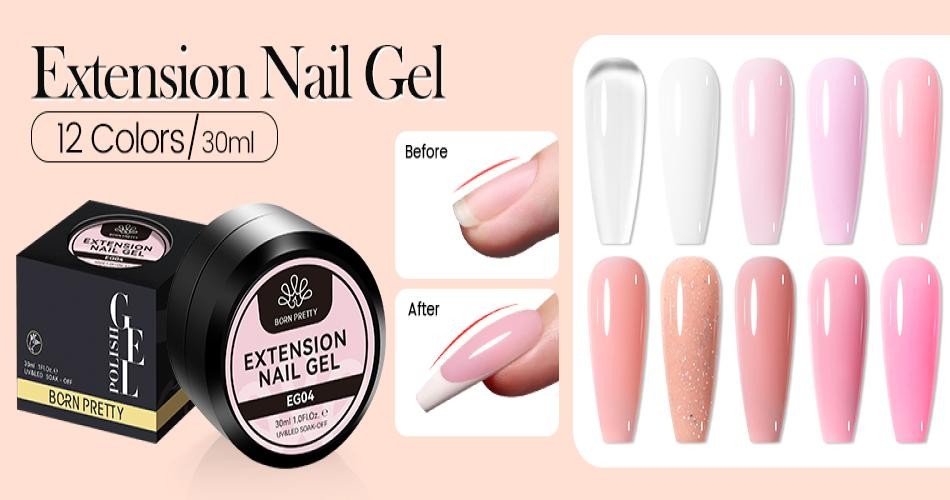 5 in 1 Clear Builder Gel Nail Polish 3D Sculpting Carving No Wipe Top Coat U