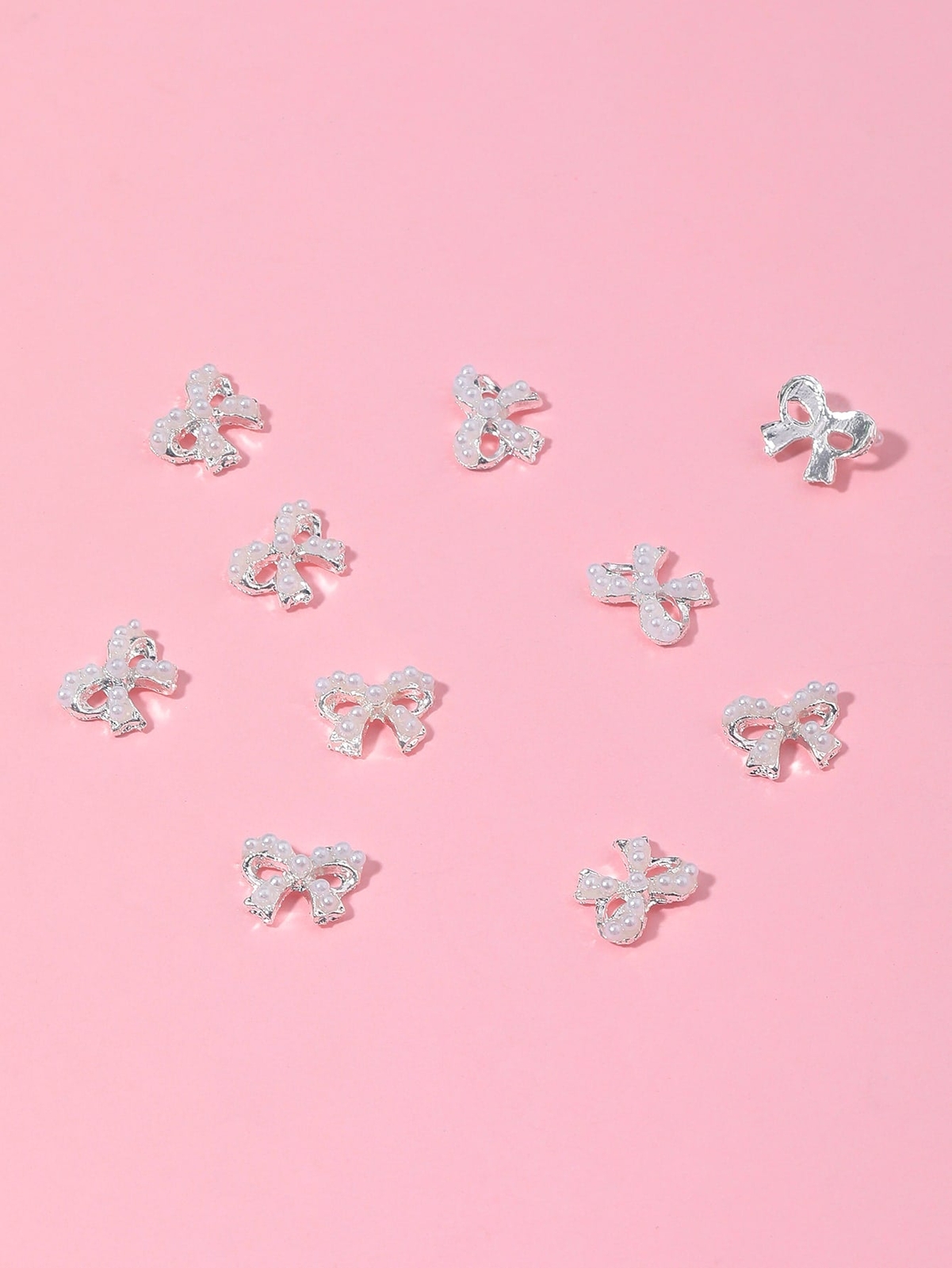 10pcs 3D Bow Design Nail Art Decoration Nail Art Charms Manicure Decoration Nail