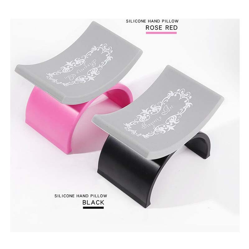Silicone Manicure Hand Pillow U Shape Cushion Hand Rests Nail Manicure Tools