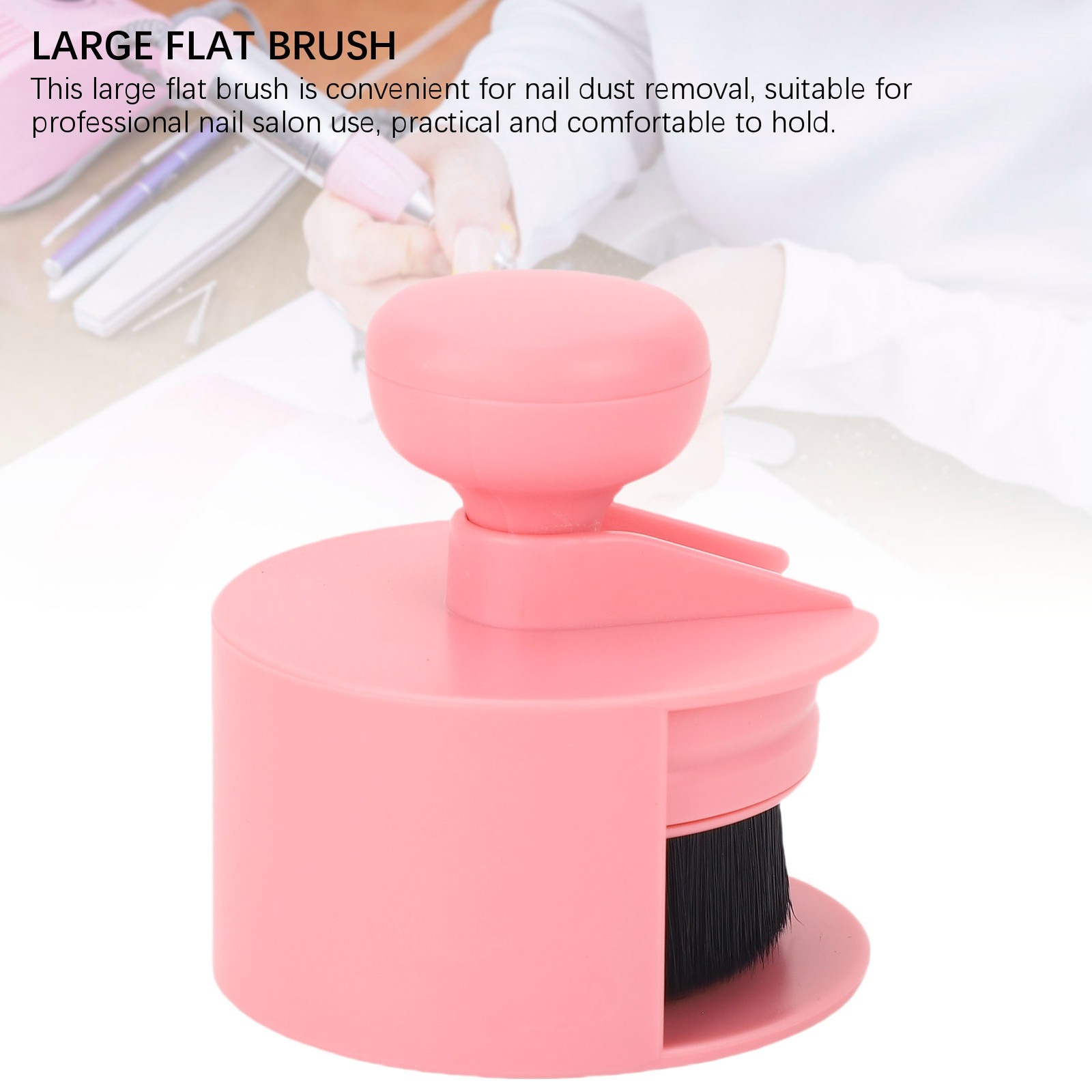 Nail Art Dust Brush Large Flat Head For Professional Use Excellent
