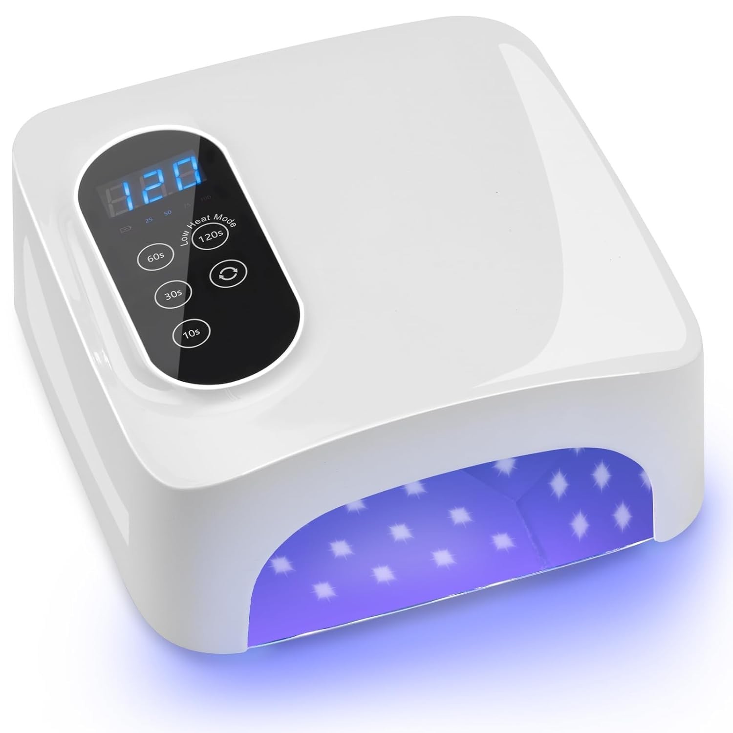 72W Cordless Led Nail Lamp, Rechargeable Nail Dryer, Portable Gel U… Fast Ship