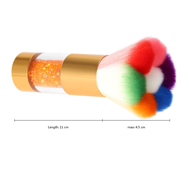 Nail Arts Dust Cleaner Brush Neck Duster Brush Nail Cleaning Brush Tool OH US