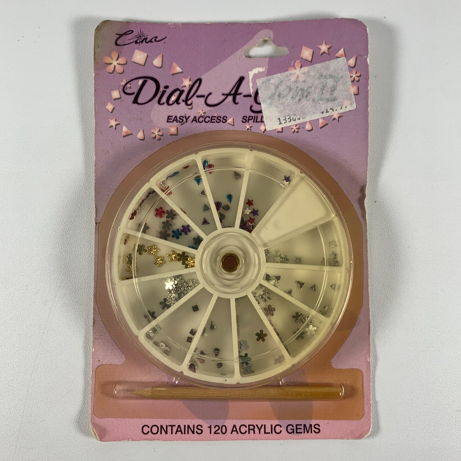 Nail Art Gem Rhinestones DAG-120 Vintage Cina Dial-a-Gem NOS NIP