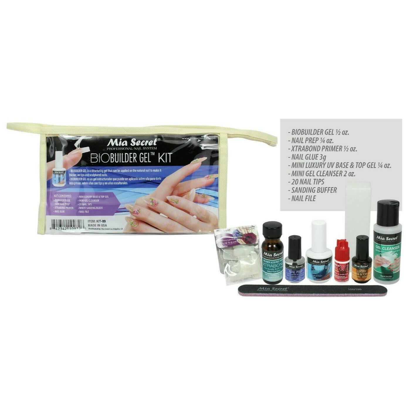 BIO BUILDER GEL COMPLETE KIT MIA SECRET MADE IN USA