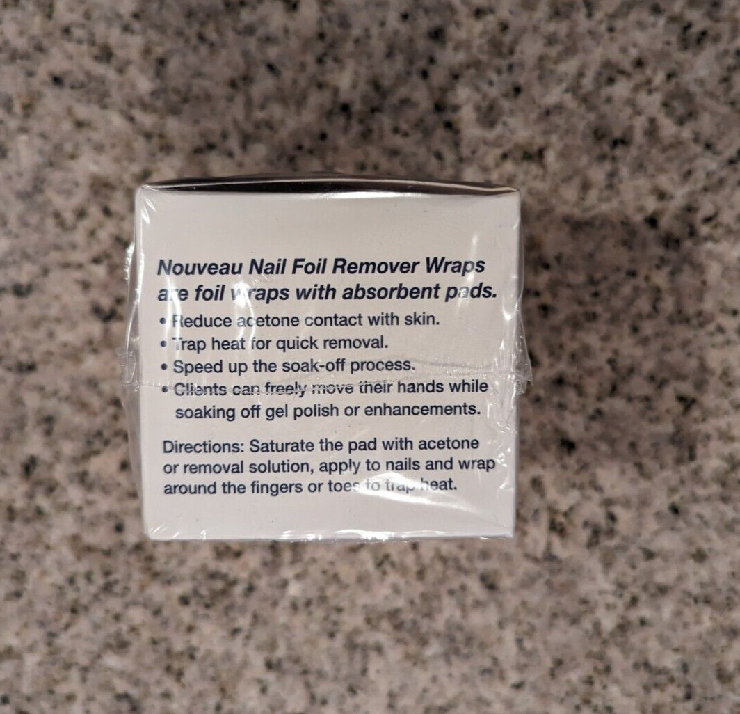 Nouveau Nail Foil Remover Wraps 100ct