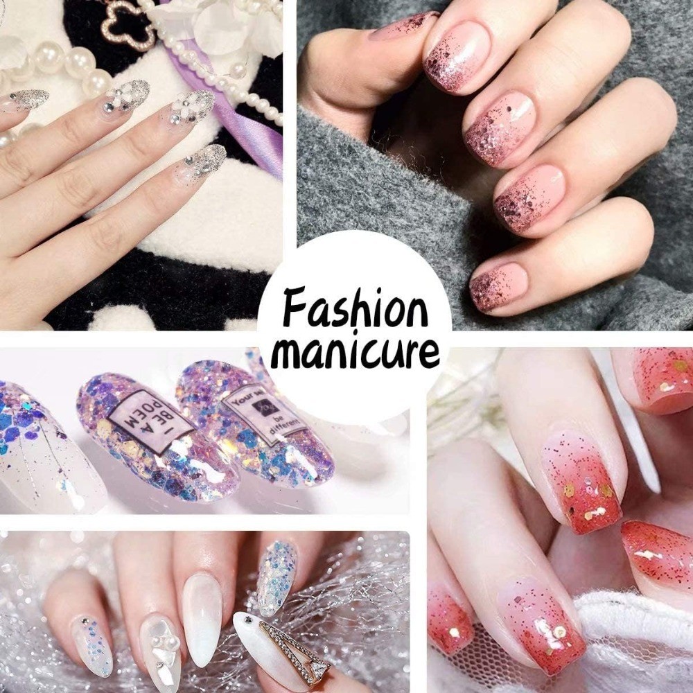 24 Color Fine Glitter Powder for Resin Art, Makeup, Crafts, Body, Nail, Face,
