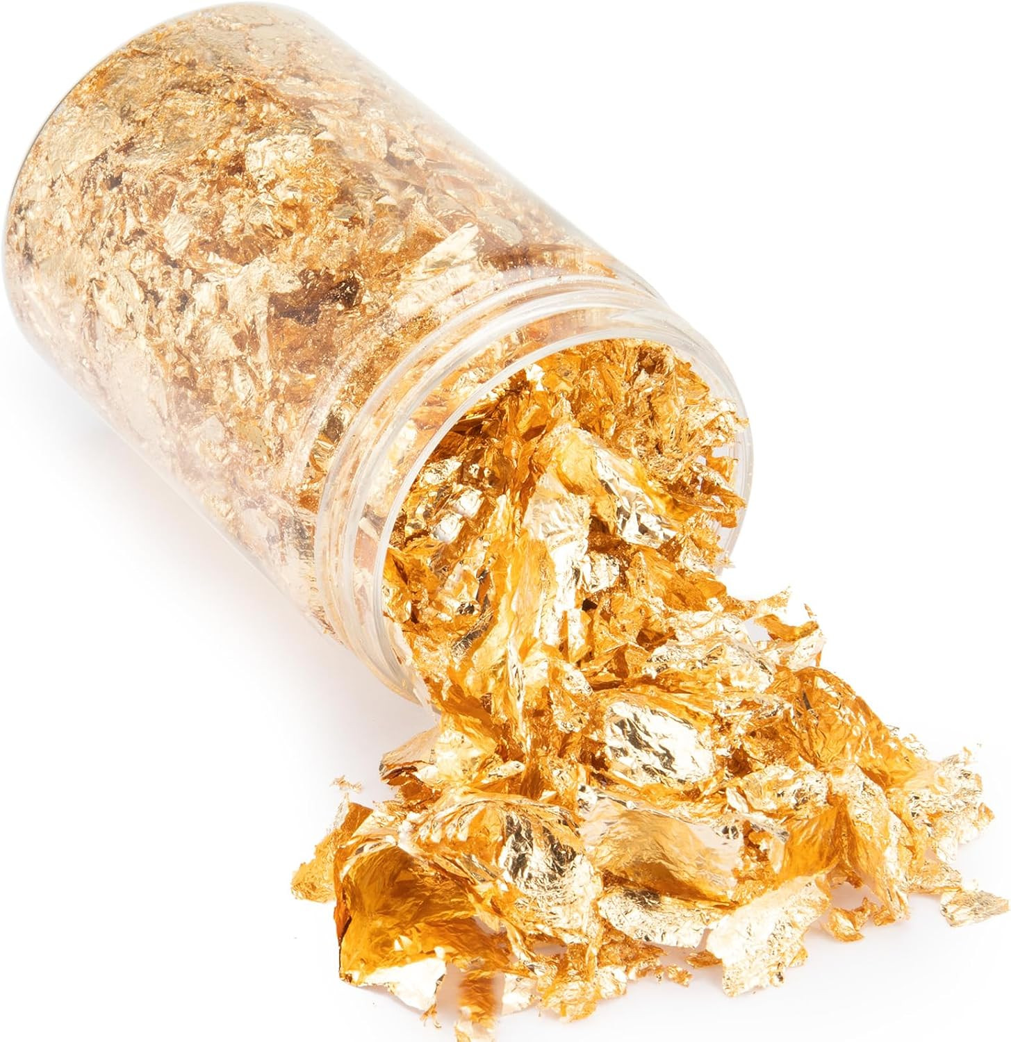 10G Metallic Foil Flakes, Gold Leaf Flakes, Gold Foil Flakes for Resin，For Nail