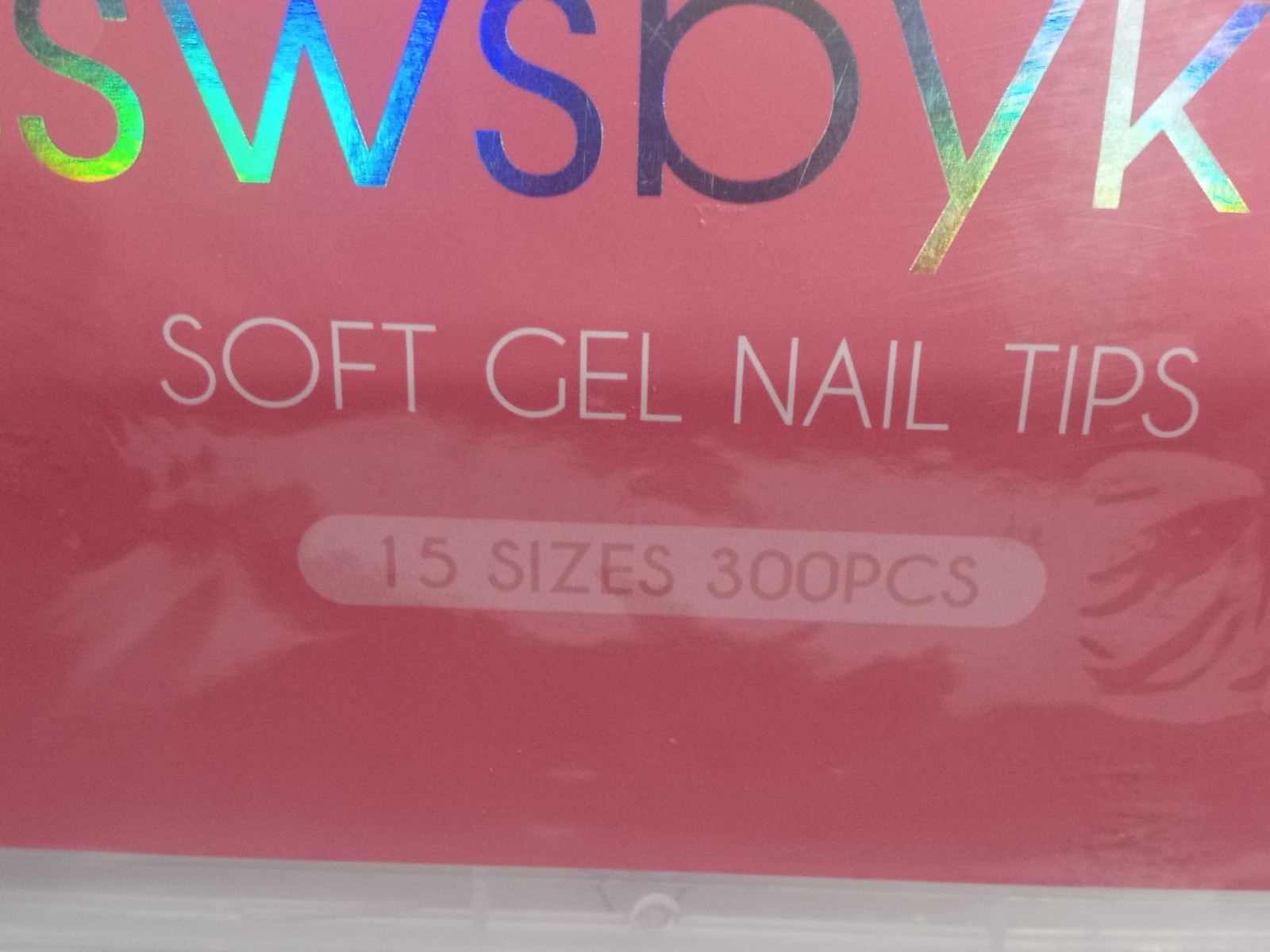 SSWSBYKE Soft Gel Nail Tips Kit for Nail Extensions – 15 Sizes, 300 Pieces