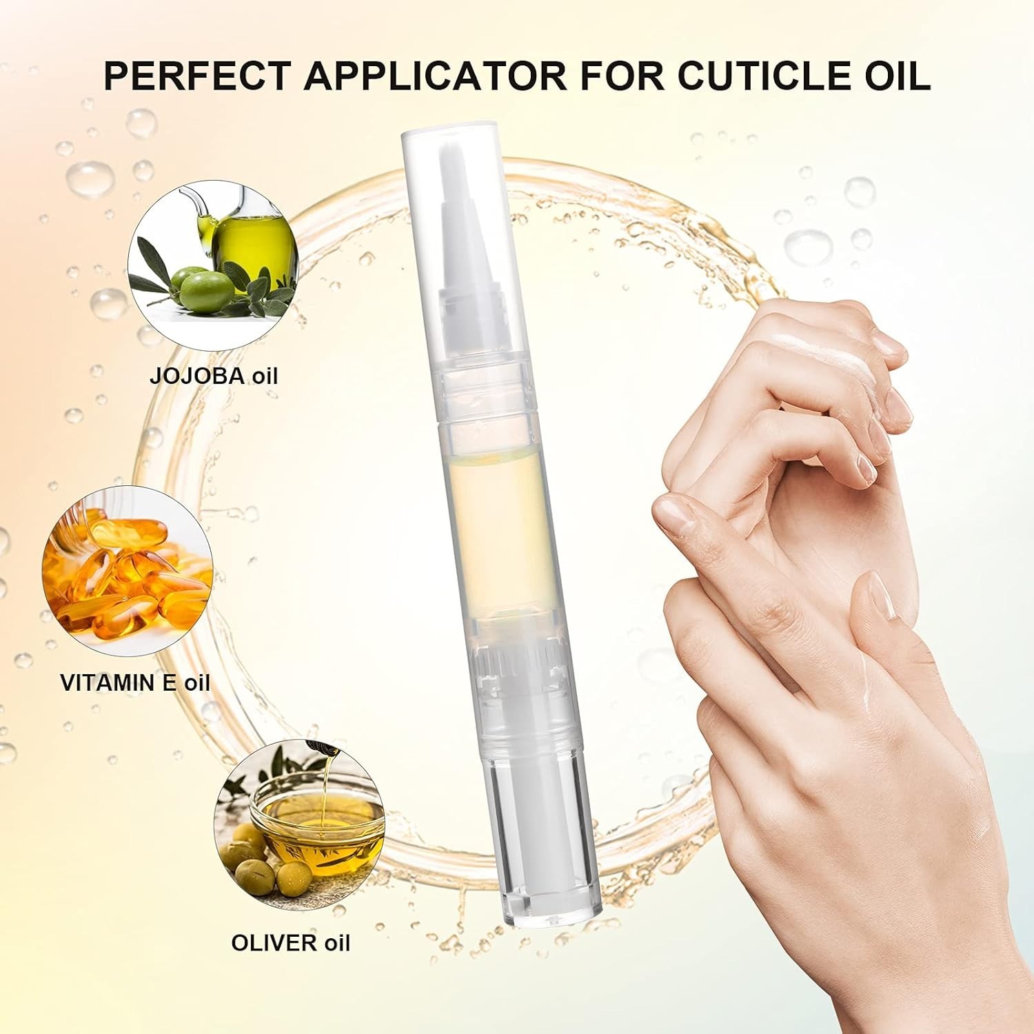 Empty 5ml Cuticle Oil and Eyelash Growth Pens – Ideal for On-the-Go Beauty