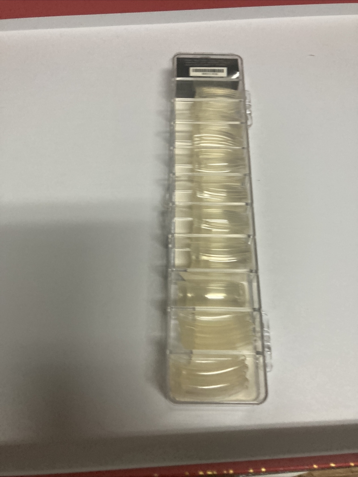 2 PACKS OF BEST QUALITY 1 BOX DECORI SALON NAIL CLEAR TIPS EACH PACK 100 PCS