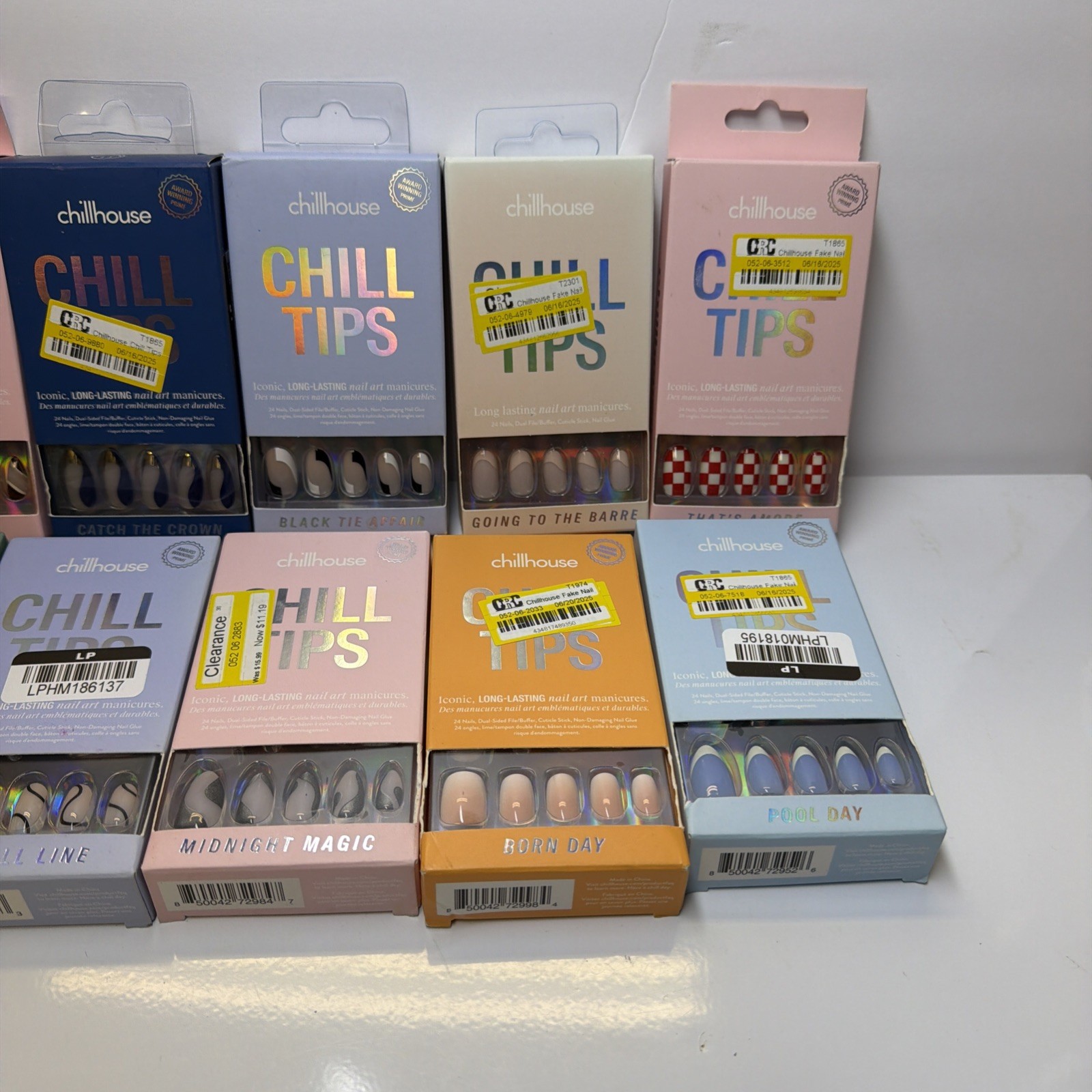 Lot Of 10 Chillhouse Chill Tips Press On Nails New