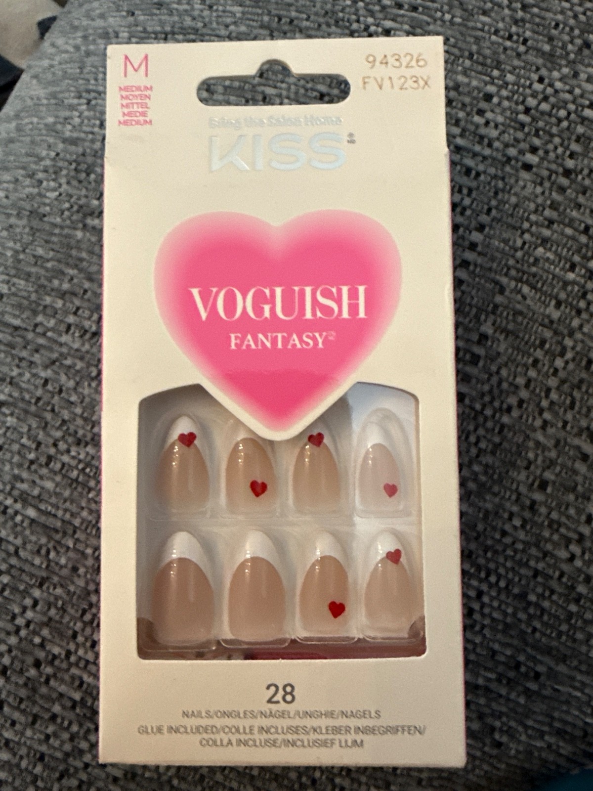 NEW WITH GLUE KISS Voguish Fantasy Gel Fantasy Dream Dust Press On Nails