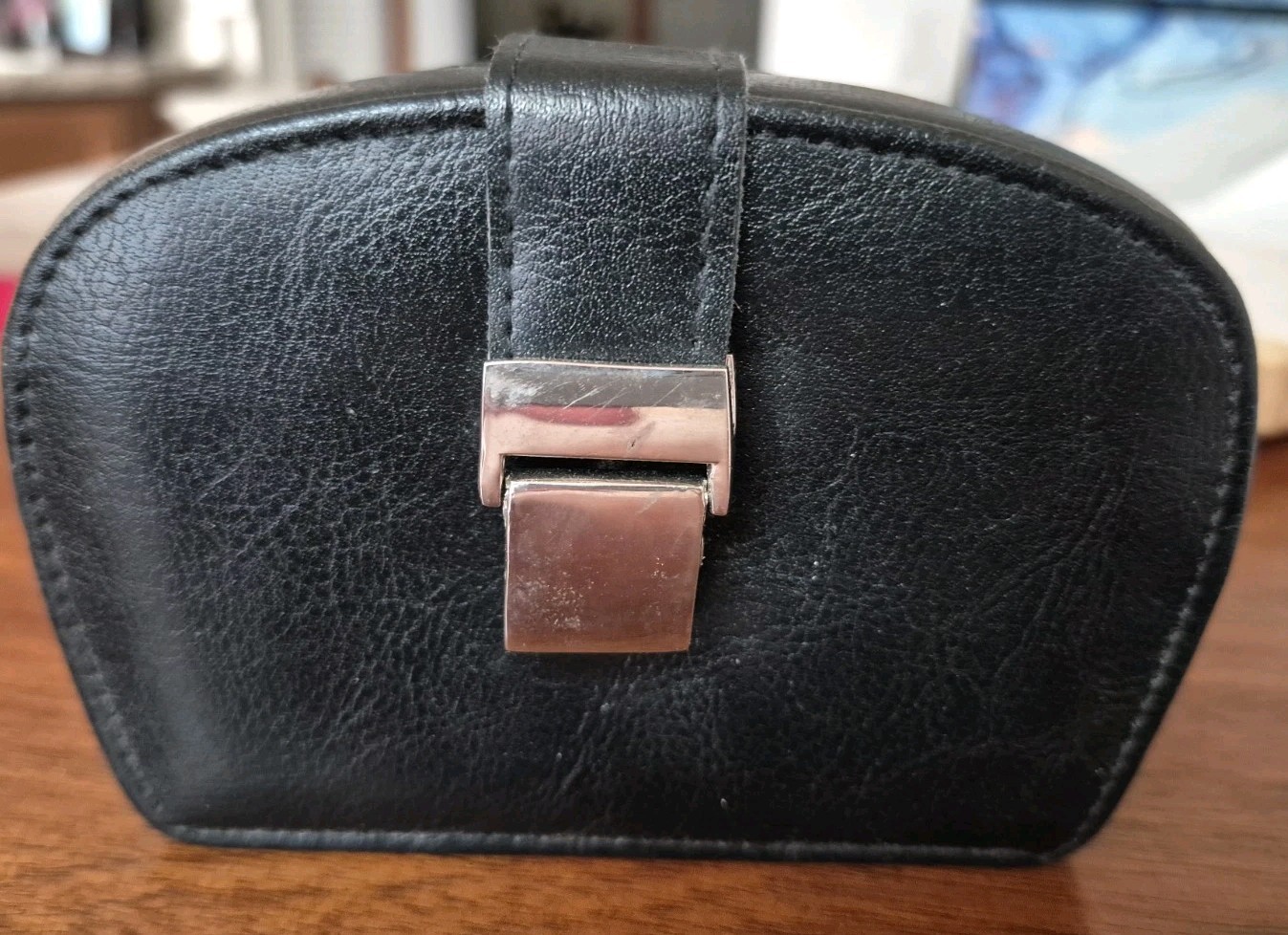 8 Pc Manicure Set w/black faux leather pouch~unused