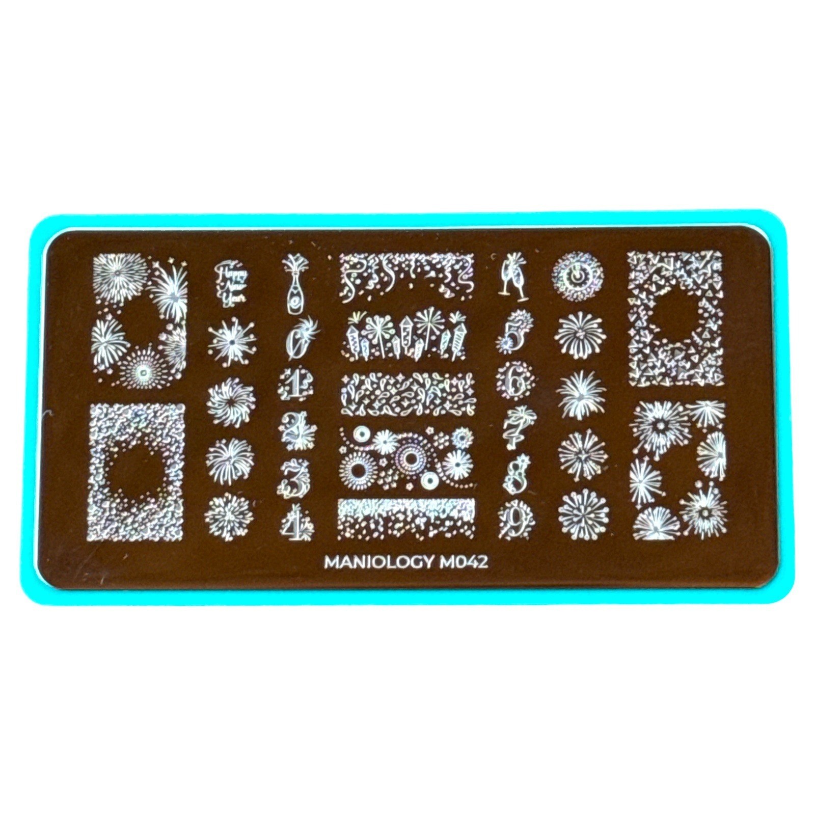 Maniology Nail Stamping Plate Set M041 M042 Christmas New Year Holiday Winter