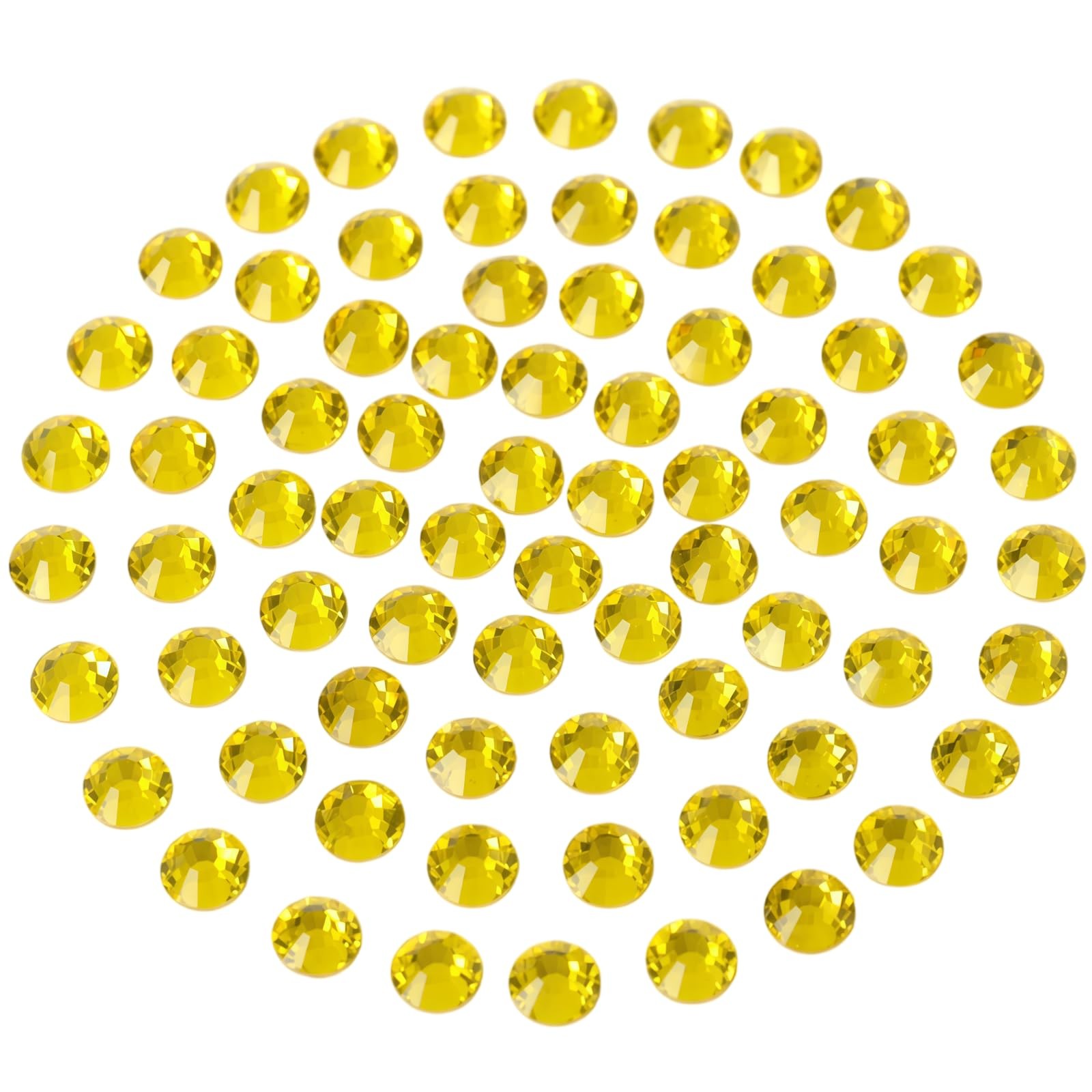 Diamonland Flatback Glass Crystal Rhinestones Rounds Gems for Bedazzling Nail…